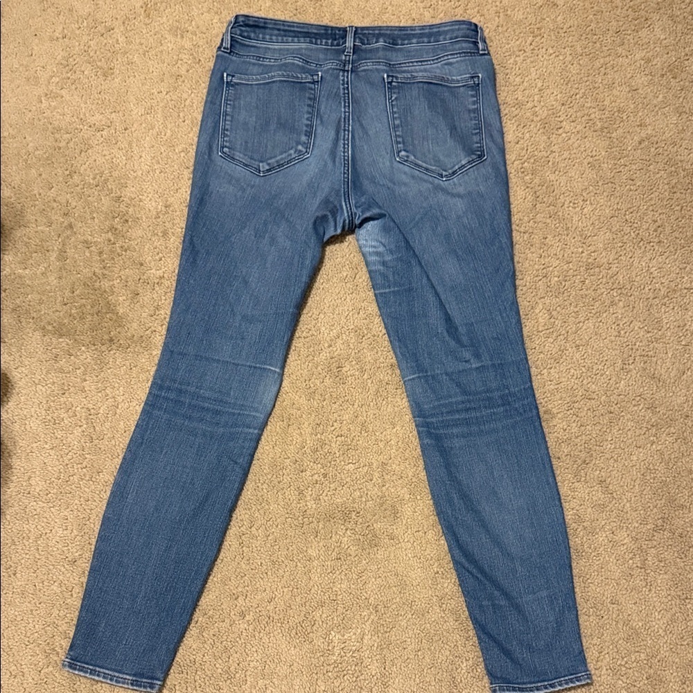 Athleta Women's Classic Blue Skinny Jeans - Picture 5 of 7